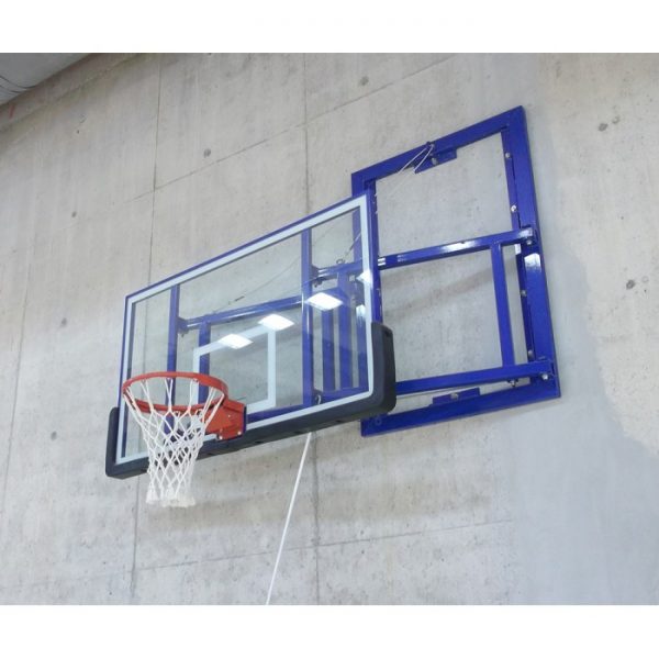 Duvara Monte Basketbol Potası Yana Katlanabilir